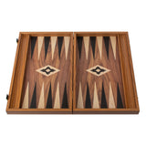 Coffret de backgammon noyer
