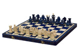 Jeu d'Échecs Royal Grand Format 44 cm Noir ou Bleu – Bleu – vue 3