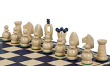 Jeu d'Échecs Royal Grand Format 44 cm Noir ou Bleu – Bleu – vue 4