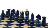 Jeu d'Échecs Royal Grand Format 44 cm Noir ou Bleu – Bleu – vue 5