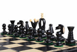Jeu d'Échecs Royal Moyen 35 cm en Bois – Noir – vue 2