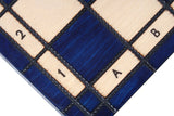 Jeu d'Échecs Royal Moyen 35 cm en Bois – Bleu – vue 3