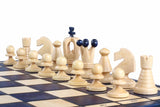 Jeu d'Échecs Royal Moyen 35 cm en Bois – Bleu – vue 5