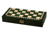 Petit Jeu d'Échecs Royal 30 cm Bleu ou Vert – Vert – vue 2