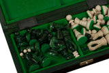 Petit Jeu d'Échecs Royal 30 cm Bleu ou Vert – Vert – vue 5