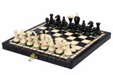 Jeu d'Échecs Royal 30 cm en Couleur – Noir