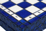 Jeu d'Échecs Royal 30 cm en Couleur – Bleu – vue 3
