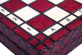 Jeu d'Échecs Royal 30 cm en Couleur – Cerise – vue 2