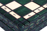 Jeu d'Échecs Royal 30 cm en Couleur – Vert – vue 2