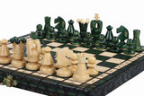 Jeu d'Échecs Royal 30 cm en Couleur – Vert