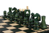 Jeu d'Échecs Royal 30 cm en Couleur – Vert – vue 3