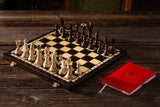 Jeu d'Échecs As 42 cm en Bois de Charme – Marron – vue 4