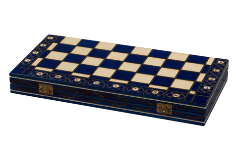 Jeu d'Échecs Sénateur Nouvelle Ligne en Couleur – Bleu – vue 3