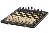 Jeu d'Échecs Sénateur Nouvelle Ligne en Couleur – Noir – vue 4
