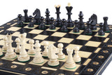 Jeu d'Échecs Sénateur Nouvelle Ligne en Couleur – Noir