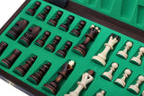 Jeu d'Échecs Sénateur Nouvelle Ligne en Couleur – Marron – vue 2