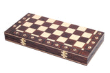 Jeu d'Échecs Sénateur Nouvelle Ligne en Couleur – Marron – vue 4