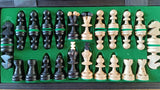 Jeu d'Échecs Perle 36 cm avec Insert de Rangement – Noir