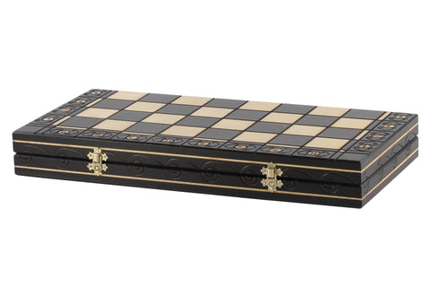 Jeu d'Échecs Consul Noir 49 cm Pièces Staunton Lestées – vue 2