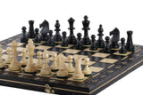 Jeu d'Échecs Consul Noir 49 cm Pièces Staunton Lestées