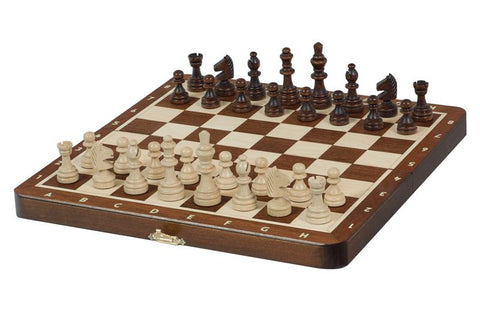 Jeu d'Échecs Magnétique 28 cm en Marqueterie – vue 2