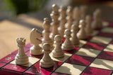 Jeu d'Échecs Magnétique 28 cm Cerise ou Vert – Cerise – vue 4
