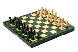 Jeu d'Échecs Magnétique 28 cm Cerise ou Vert – Vert