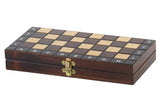 Coffret 3 Jeux Échecs, Dames et Backgammon 28 cm – vue 5