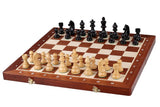 Jeu d'échecs de tournoi pièces ébonisées cavalier allemand
