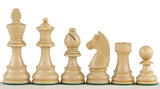 Pièces d'échecs de tournoi en buis