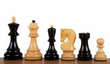 Pièces d'échecs Zagreb ébonisées noires