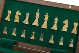 Échiquier magnétique pliable en marqueterie