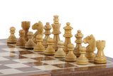 Jeu d'échecs magnétique 25 cm en acacia et buis
