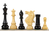 Grandes pièces d'échecs Napoléon en ébène