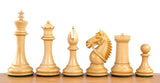 Pièces d'échecs de luxe en ébène et buis