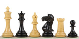 Pièces d'échecs Potish Head en ébène et buis