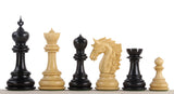 Grandes pièces d'échecs Dubliner en ébène