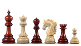 Grandes pièces d'échecs Dubliner en padouk rouge
