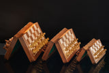 Mini Jeu d'Échecs Magnétique en Marqueterie – vue 5