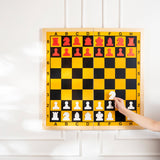 Jeu d'Échecs Magnétique avec cadre en bois Échiquier Boutique