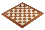 Plateau d'échecs en marqueterie d'acajou
