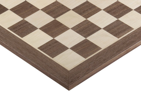 Jeu d'Échecs Tournoi Taille 6 Échiquier 58 mm et Pièces Ébonisées – Noyer sans notation – vue 3