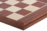 Plateau d'échecs pliable en deux