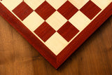 Échiquier en bois rouge et érable taille 5