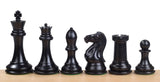 Grandes pièces d'échecs Staunton en plastique noires et blanches