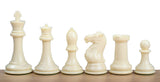 Pièces d'échecs de club lestées avec deux dames supplémentaires
