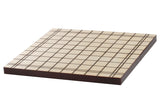 Plateau d'échecs en bois brut avec fermoir à monter
