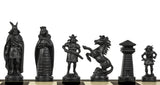 Jeu de pièces d'échecs thème Viking