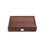 Jeu de dominos coffret noyer foncé