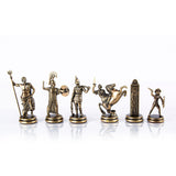 Très grandes pièces d'échecs Mythologie Grecque bronze